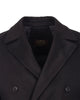 Black Double Breasted Belted Trench Coat