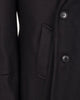 Black Double Breasted Belted Trench Coat