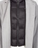 Grey Overcoat with Removable Quilted Inner Layer