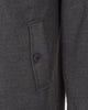 Anthracite Single Breasted Overcoat with Removable Quilted Insert