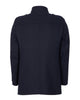 Dark Blue Single Breasted Overcoat with Removable Quilted Insert