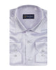 White Shiny Plain Satin Classic Men’s Shirt