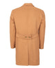Camel Double Breasted Belted Trench Coat