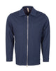 Navy Zip-Up Jacket with Classic Collar
