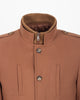 Camel Men's Overcoat with Removable Inner Layer