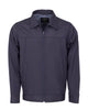 Navy Zip-Up Jacket with Classic Collar