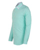 Light Green Double Collar Dotted Print Shirt