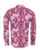 Purple Stripe Daisy Floral Print Shirt