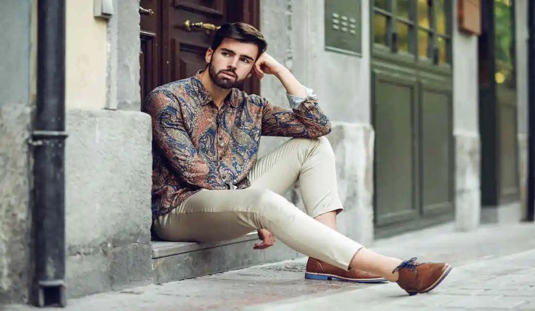 mens floral dress shirts Botanical Shirt premium fabric The Evolution of the Men's