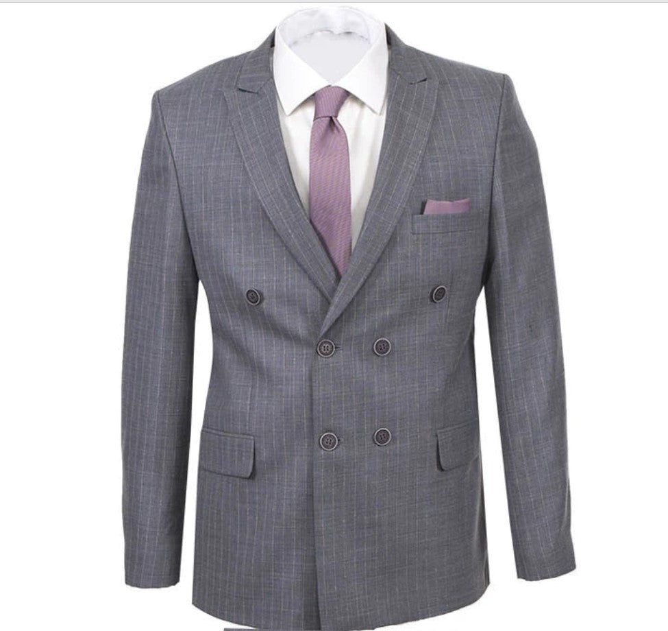What colour shirt with grey suit?