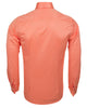 Peach Plain Double Cuffed Shirts