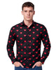 Black Heart Print Shirt