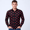 Black Heart Print Shirt