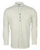 Cream Grandad Collar Chain shirt with Diamantes