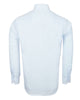 Light Blue Grandad Collar Chain Shirt with Diamantes