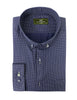 Dark Blue Dotted Print Shirt