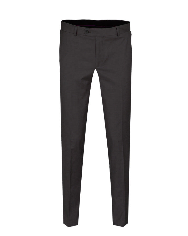 Anthracite Plain Suit Trouser-Makrom