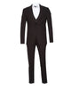 Anthracite Wool Classic Plain 3 Piece Men's Suit-Makrom