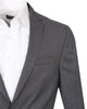 Anthrasite Pure Wool Classic Plain 3 Piece Men's Suit-Makrom