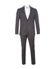 Anthrasite Pure Wool Classic Plain 3 Piece Men's Suit-Makrom