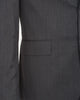 Anthrasite Pure Wool Classic Plain 3 Piece Men's Suit-Makrom