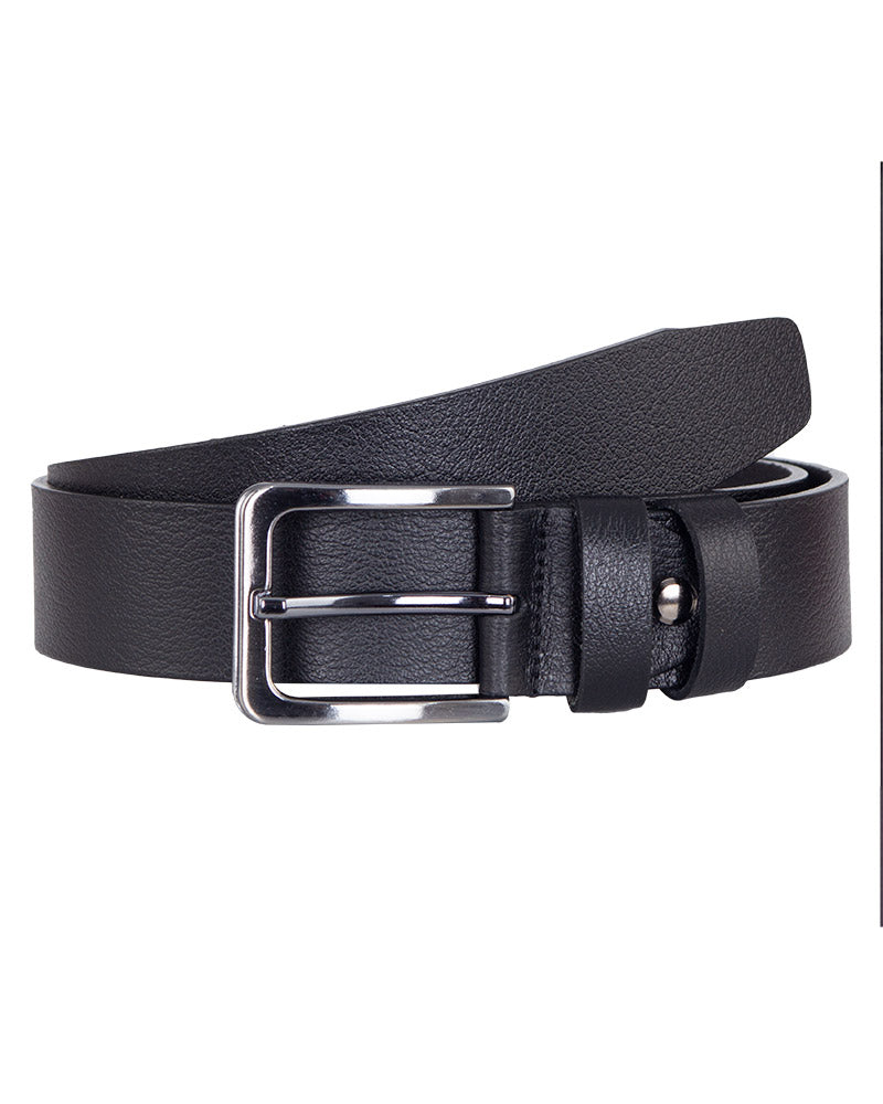 Black Leather Belt B54