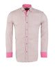 Beige Linen Long Sleeve Shirt-Makrom