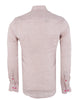 Beige Linen Long Sleeve Shirt-Makrom