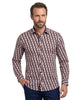 Beige Polka Dot Print Shirt-Makrom