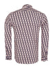 Beige Polka Dot Print Shirt-Makrom