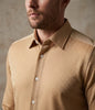 Beige Sparkle Studded Glitter Shirt
