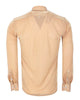Beige Sparkle Studded Glitter Shirt-Makrom