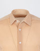 Beige Sparkle Studded Glitter Shirt-Makrom