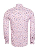 Bird Print Shirt with Matching Handkerchief-Makrom