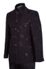 Black 2 Piece Mandarin Men's Suit-Makrom