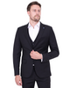 Black Classic Plain 3 Piece Men's Suit-Makrom