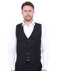 Black Classic Plain 3 Piece Men's Suit-Makrom