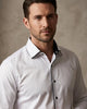 Black Classic Plain Shirt with Collar Tip Design