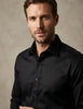 Black Classic Single Cuff Men's Shirt
