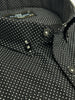 Black Dotted Print Shirt-Makrom