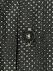 Black Dotted Print Shirt-Makrom