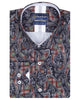 Black Paisley Print with Matching Handkerchief-Makrom