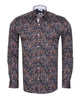 Black Paisley Print with Matching Handkerchief-Makrom