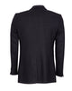 Black Plain Design Men's Overcoat-Makrom