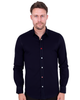 Black Plain Pure Cotton Men's Shirt-Makrom