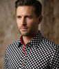 Black Polka Dot Print with Matching Handkerchief