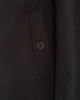 Black Single-Breasted Overcoat with Removable Quilted Inner Layer-Makrom
