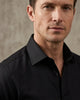 Black Twill Classic Single Cuff Shirt