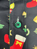 Festive Christmas Candy Cane Print Shirt