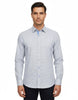 Blue Mosaic Print Men's Shirt-Makrom